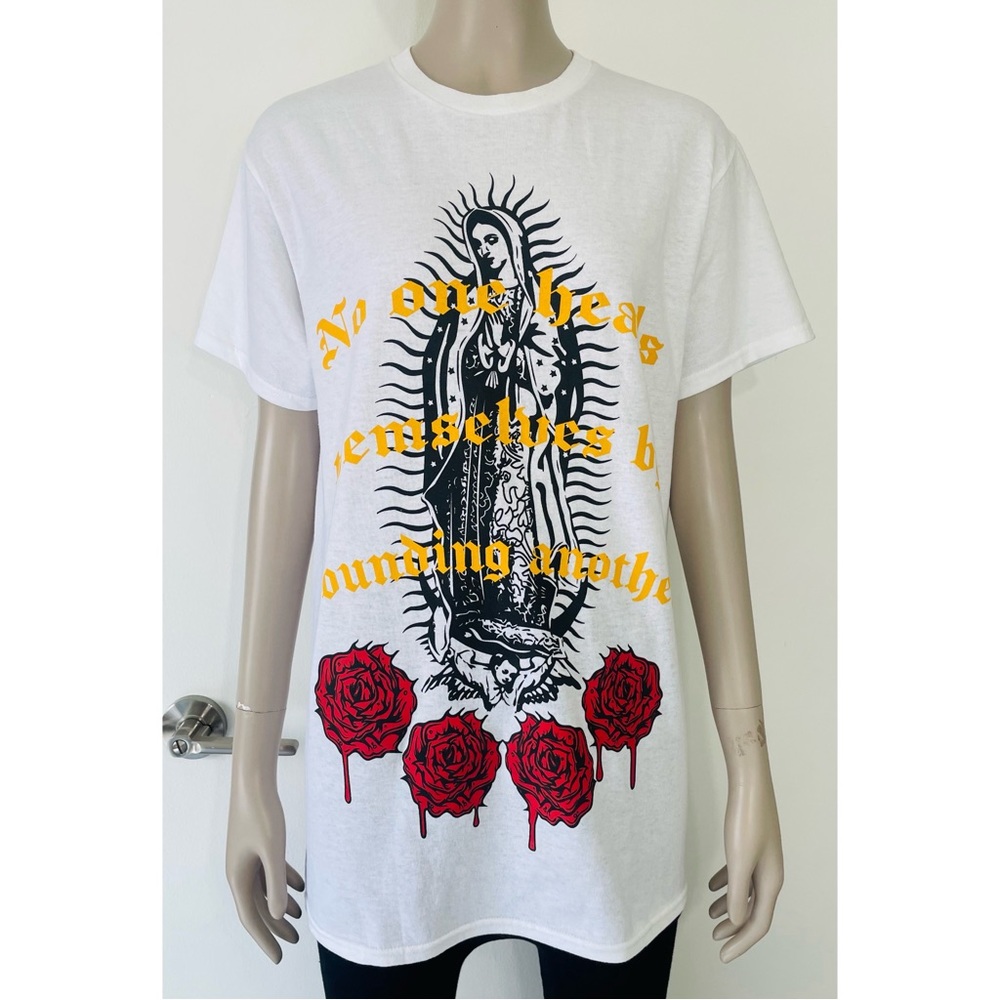 Virgin Mary Graphic Tee NWT!